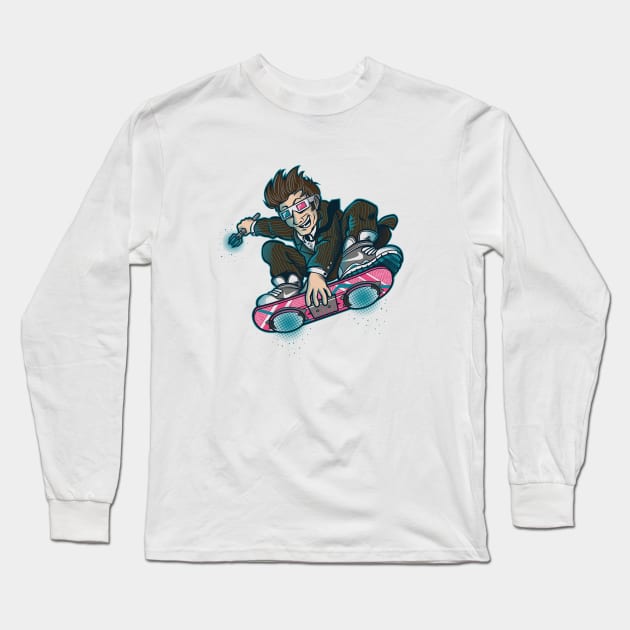 DR. MCFLY Long Sleeve T-Shirt by FernandoSala